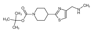 4-[4-[(甲基氨基)甲基]-2-噻唑基]-1-哌啶羧酸叔丁酯