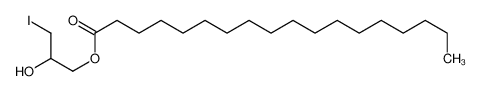 (2-hydroxy-3-iodopropyl) octadecanoate 89617-88-9
