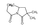 (5R)-3,3,5-trimethyl-1-propanoylpyrrolidin-2-one 155956-26-6
