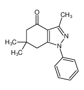 3,6,6-trimethyl-1-phenyl-5,7-dihydroindazol-4-one 21269-61-4