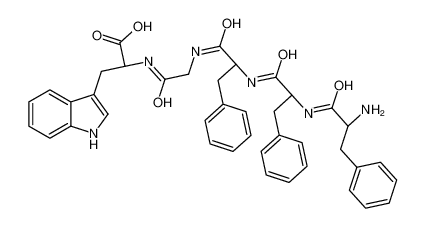 (2R)-2-[[2-[[(2R)-2-[[(2R)-2-[[(2R)-2-amino-3-phenylpropanoyl]amino]-3-phenylpropanoyl]amino]-3-phenylpropanoyl]amino]acetyl]amino]-3-(1H-indol-3-yl)propanoic acid 644997-38-6