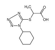 2-[(1-环己基-1H-四唑-5-基)硫代]-丙酸
