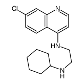 N'-(7-chloroquinolin-4-yl)-N-cyclohexylethane-1,2-diamine 5427-42-9