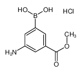 3-Amino-5-methoxycarbonylphenylboronic acid, HCl 380430-56-8