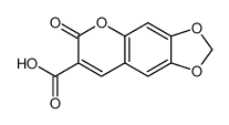 6-oxo-[1,3]dioxolo[4,5-g]chromene-7-carboxylic acid 84632-14-4