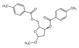methyl 2-deoxy-3,5-di-O-p-toluoyl-β-D-erythropentofuranoside 78185-65-6