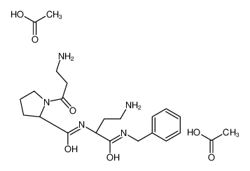 (2S)-beta-丙氨酰-L-脯氨酰-2,4-二氨基-N-(苯甲基)丁酰胺乙酸盐