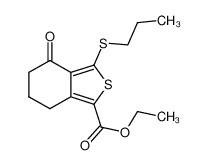4,5,6,7-四氢-4-氧代-3-(丙硫基)-苯并[c]噻吩-1-羧酸乙酯