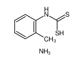 azane,(2-methylphenyl)carbamodithioic acid 52908-85-7