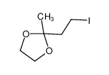 2-(2-iodoethyl)-2-methyl-1,3-dioxolane