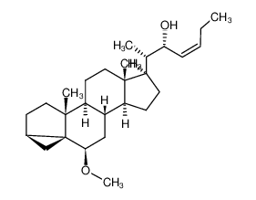 83787-28-4 (22S,23Z)-6β-methoxy-26-nor-3α,5-cyclo-5α-cholest-23-en-22-ol