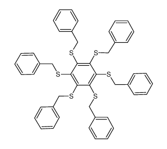 1,2,3,4,5,6-hexakis(benzylsulfanyl)benzene 127022-77-9