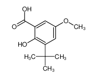 3-tert-butyl-2-hydroxy-5-methoxybenzoic acid 6291-15-2