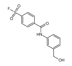 4-[[3-(hydroxymethyl)phenyl]carbamoyl]benzenesulfonyl fluoride 80936-68-1