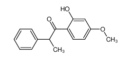 1-(2-hydroxy-4-methoxyphenyl)-2-phenylpropan-1-one 76856-80-9