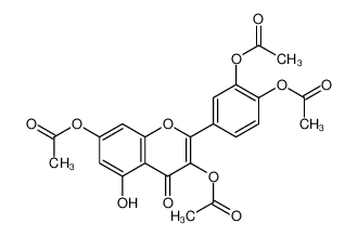 7251-37-8 [2-acetyloxy-4-(3,7-diacetyloxy-5-hydroxy-4-oxochromen-2-yl)phenyl] acetate