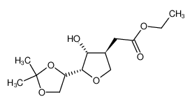 1,4-anhydro-2-deoxy-2-C-(ethoxycarbonylmethyl)-5,6-O-isopropylidene-D-glucitol 101069-40-3
