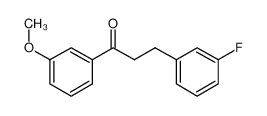 3-(3-fluorophenyl)-1-(3-methoxyphenyl)propan-1-one 898788-73-3