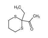 1-(2-ethyl-1,3-dithian-2-yl)ethanone 129650-81-3