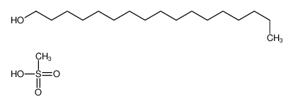 heptadecan-1-ol,methanesulfonic acid 62732-71-2