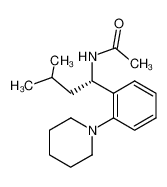 147769-98-0 N-acetyl-N-<(S)-3-methyl-1-(2-(1-piperidinyl)phenyl)-1-butyl>-amine