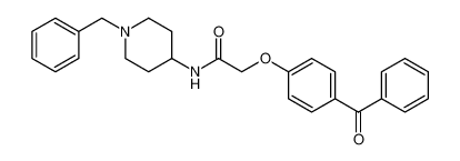 Acetamide, 2-​(4-​benzoylphenoxy)​-​N-​[1-​(phenylmethyl)​-​4-​piperidinyl]​-
