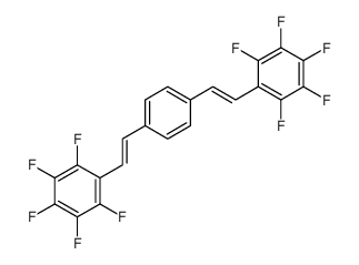 1,2,3,4,5-pentafluoro-6-[2-[4-[2-(2,3,4,5,6-pentafluorophenyl)ethenyl]phenyl]ethenyl]benzene 128207-26-1
