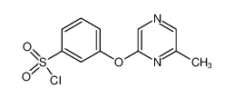 3-[(6-甲基-2-吡嗪)氧基]苯磺酰氯