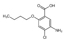 2-Butoxy-4-chloro-5-aminobenzoic acid 112767-66-5