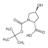 (2R,4S)-1-(tert-Butoxycarbonyl)-4-hydroxypyrrolidine-2-carboxylic acid 147266-92-0