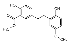 5-[2-(2-hydroxy-5-methoxyphenyl)ethyl]-2-hydroxybenzoic acid methylester 183056-09-9