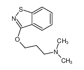 3-(1,2-benzothiazol-3-yloxy)-N,N-dimethylpropan-1-amine 94087-30-6
