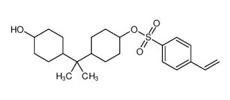 4-(2-(4-hydroxycyclohexyl)propan-2-yl)cyclohexyl 4-vinylbenzenesulfonate
