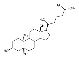 (5α)-cholestane-3β,5-diol 570-96-7