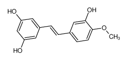 (E)-5-[2-(3-羟基-4-甲氧基苯基)乙烯基]-1,3-苯二酚