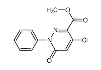 4-氯-6-氧代-1-苯基-1,6-二氢-3-吡嗪羧酸甲酯