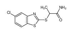 2-(5-氯苯并[d]噻唑-2-基硫代)丙酰胺