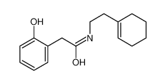 N-[2-(cyclohexen-1-yl)ethyl]-2-(2-hydroxyphenyl)acetamide 89240-67-5