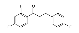 1-(2,4-difluorophenyl)-3-(4-fluorophenyl)propan-1-one 654673-34-4