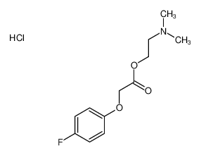 2-[2-(4-fluorophenoxy)acetyl]oxyethyl-dimethylazanium,chloride 2249-32-3
