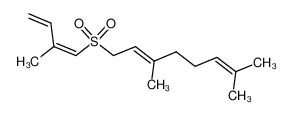 geranyl-Z-2-methyl-1,3-butadienyl sulfone 76138-78-8