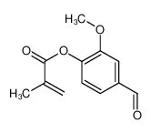 (4-formyl-2-methoxyphenyl) 2-methylprop-2-enoate 36195-34-3