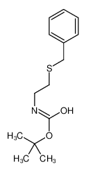 tert-butyl N-(2-benzylsulfanylethyl)carbamate 873330-01-9