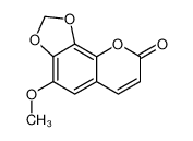 7,8-亚甲基二氧基-6-甲氧基香豆素