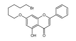 7-(6-bromohexoxy)-5-hydroxy-2-phenylchromen-4-one 873302-28-4