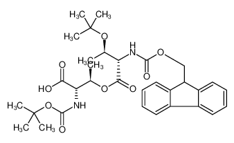 5,10-Dioxa-2,8-diazaundecanoic acid, 3-carboxy-7-[(1R)-1-(1,1-dimethylethoxy)ethyl]-11-(9H-fluoren-9-yl)-4-methyl-6,9-dioxo-, 1-(1,1-dimethylethyl) ester, (4R)- 944283-29-8