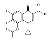 1-cyclopropyl-8-(difluoromethoxy)-6,7-difluoro-4-oxoquinoline-3-carboxylic acid 128426-95-9