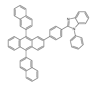 2-(4-(9,10-二(萘-2-基)蒽-2-基)苯基)-1-苯基-1H-苯并[d]咪唑