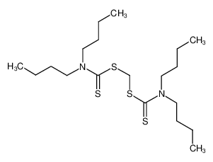 dibutylcarbamothioylsulfanylmethyl N,N-dibutylcarbamodithioate 10254-57-6