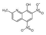 5,7-二硝基-2-甲基-8-喹啉醇图片